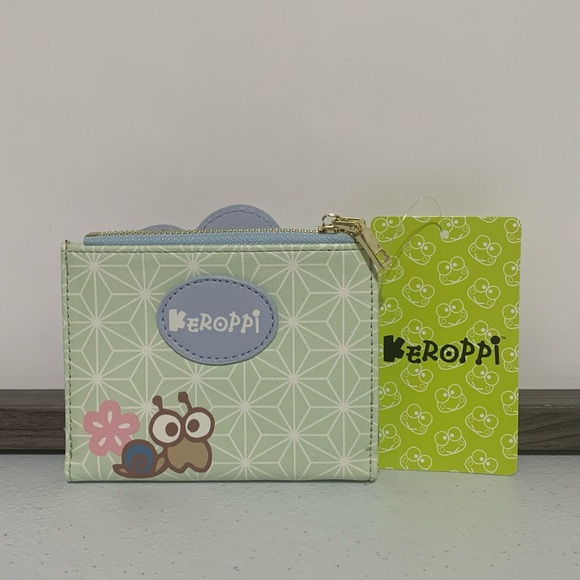 Her Universe Keroppi Wagara Kimono Mini Backpack & Mini Wallet-New - Picture 8 of 13